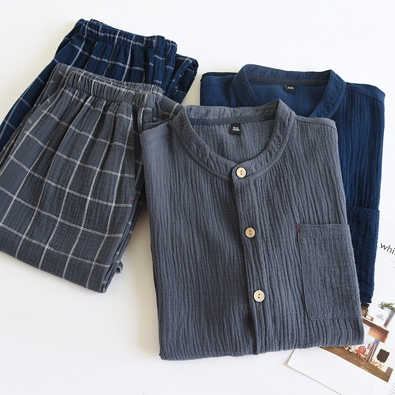 Men's Cotton Pajama Set, Men's Sleepwear