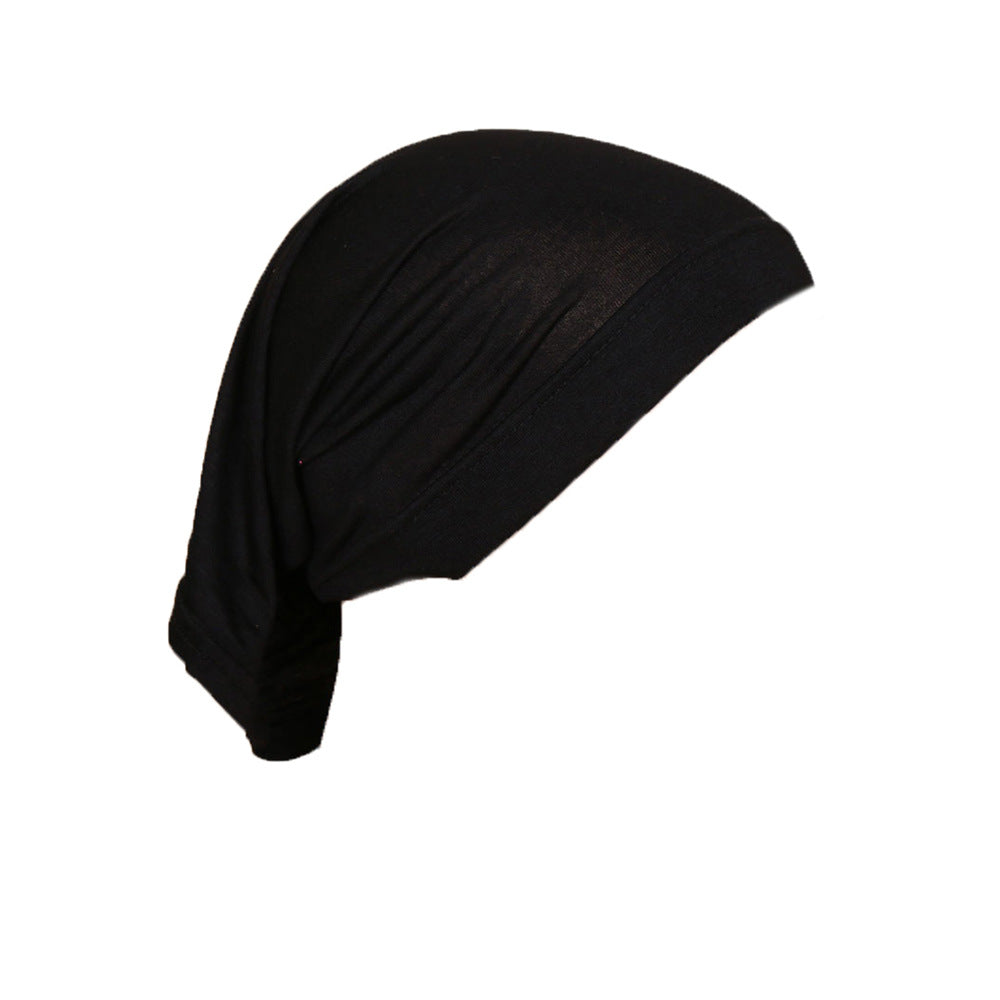 Modal Monochrome Hijab Cap - Elastic Cotton Inner Bonnet