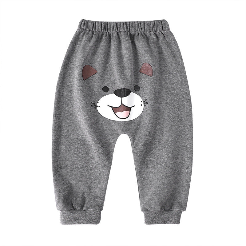 Children’s Animal Print Spring And Summer Pants - Children’s Bottoms