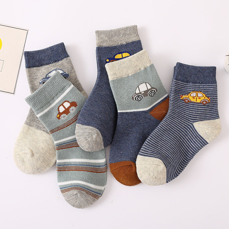 Children’s Cotton Socks - 2 style / 12cm - Kids’ Socks