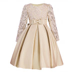 Children’s Flower Girl Dress - Champagne / 110cm - Children’s flower girl dress