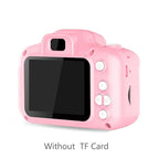Children’s HD Digital Waterproof Camera - Pink / Without TF Card