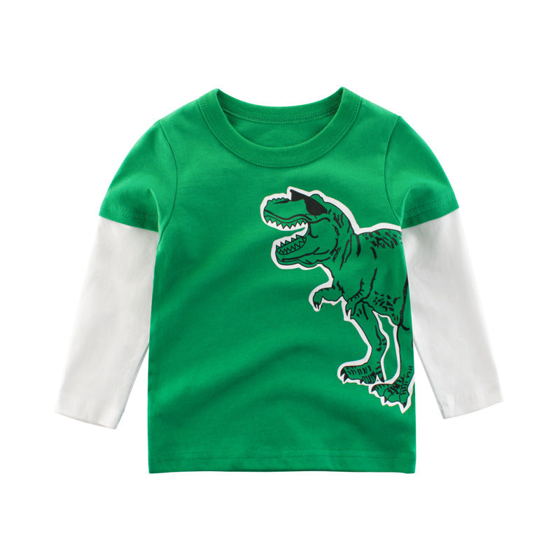 Children’s Long Sleeve T-shirt - Green / 100cm - children’s long sleeve t-shirt