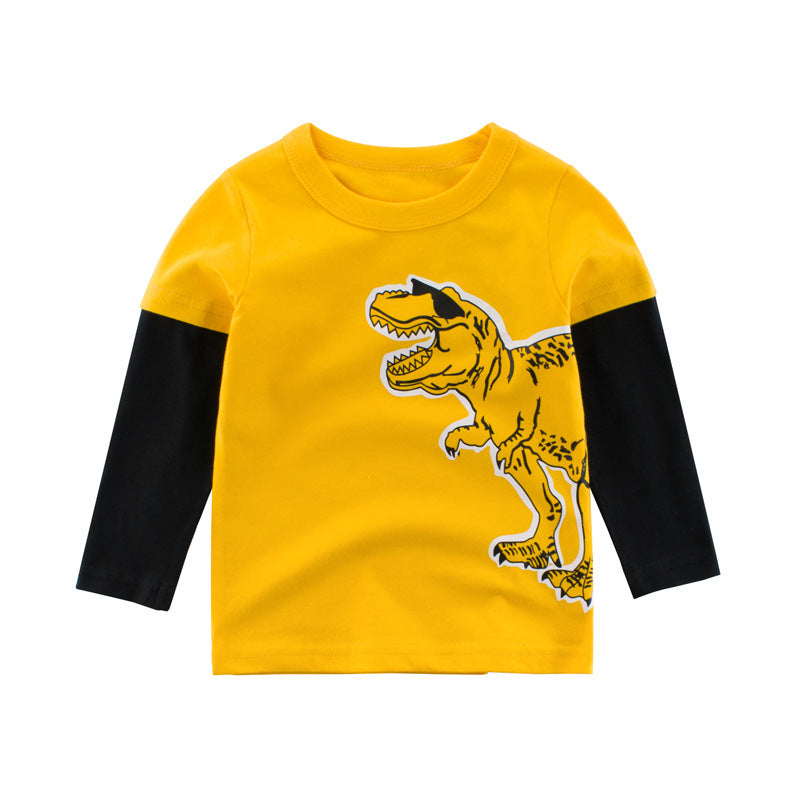 Children’s Long Sleeve T-shirt - Yellow / 100cm - children’s long sleeve t-shirt