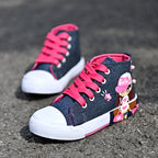 Children’s Shoes Girls’ Canvas Sneakers - Dark Blue / 27 - Girls’ sneakers