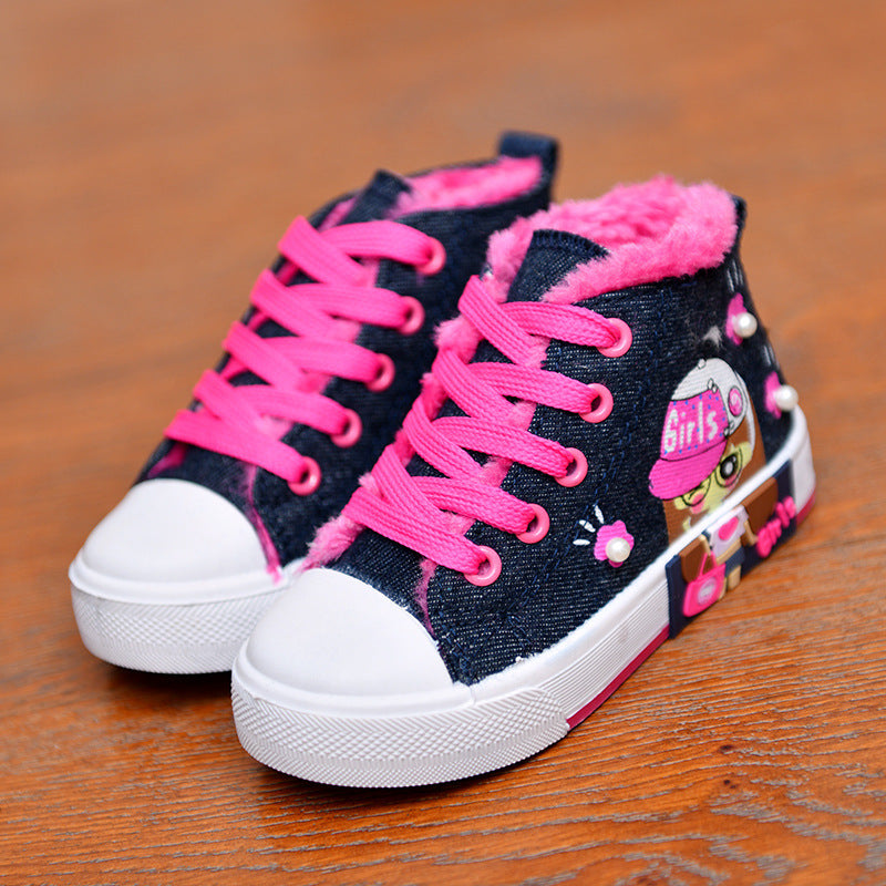 Children’s Shoes Girls’ Canvas Sneakers - Girls’ sneakers