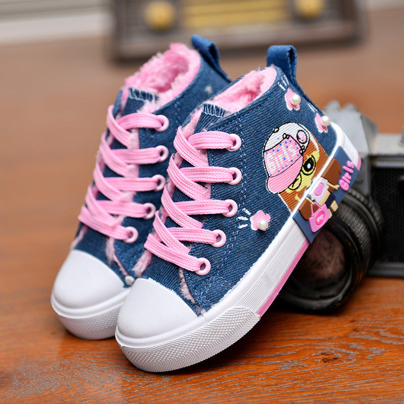 Children’s Shoes Girls’ Canvas Sneakers - Girls’ sneakers