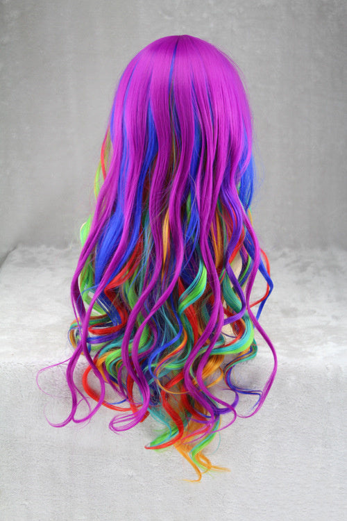 Colorful Rainbow Gradient Hairstyle Wigs - Colorful - Hairstyle Wigs