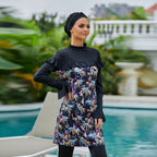 Conservative Three-pieces Swimsuit - Modest swimsuits