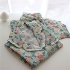 Cotton Sweet Lace Pajama Women’s Spring Summer Set