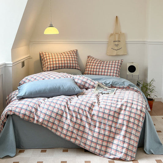 Cotton Washed Premium Cotton Bed Sheets - Bella Pink / Bed sheet / 1.2M - Bed sheets