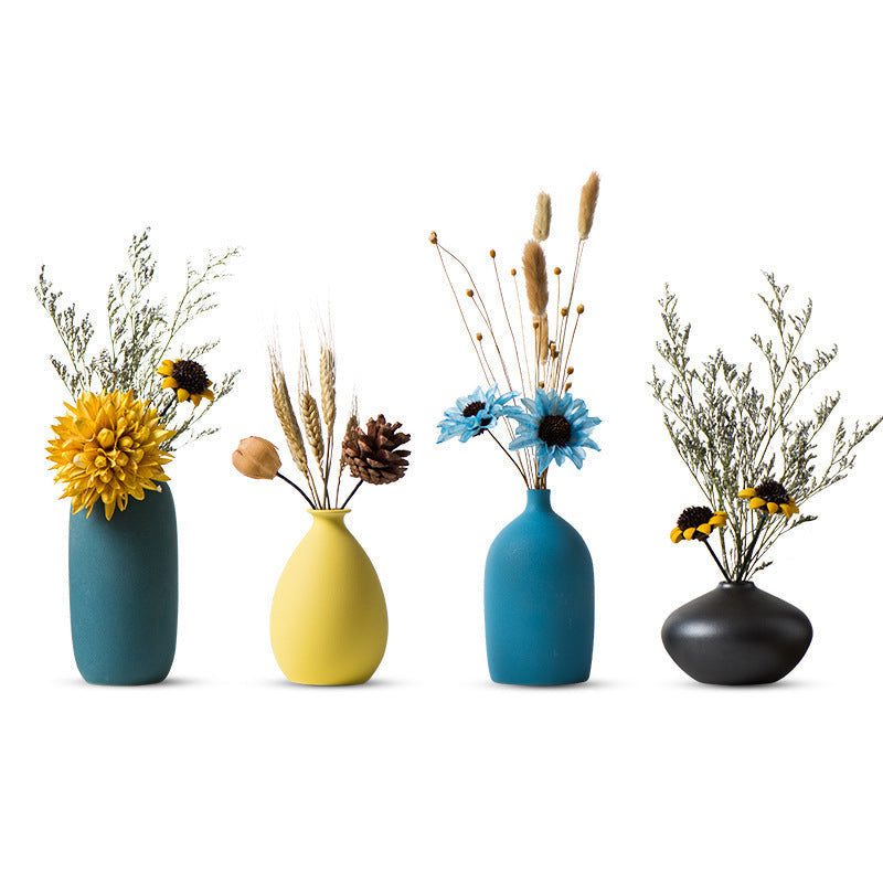 Creative Ceramic Vases For Living Room Luxury Room and Office Decoration Accessories - Flower Vase