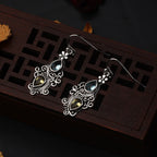Creative Flower Drop Pear-shaped Earrings - CR6449 Earrings - Earrings