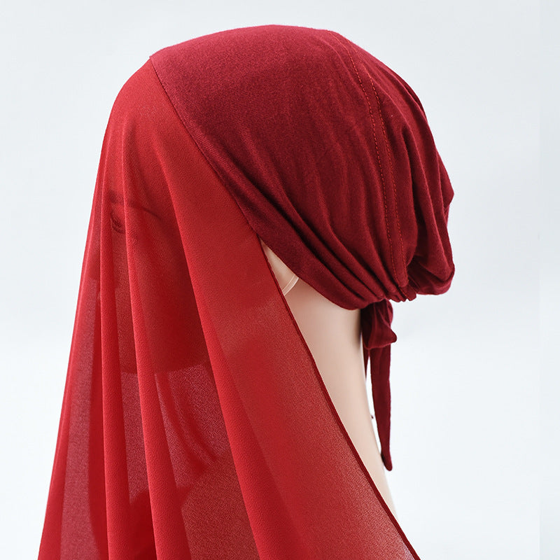 Sunscreen Veil, Adjustable Hijab Bonnet