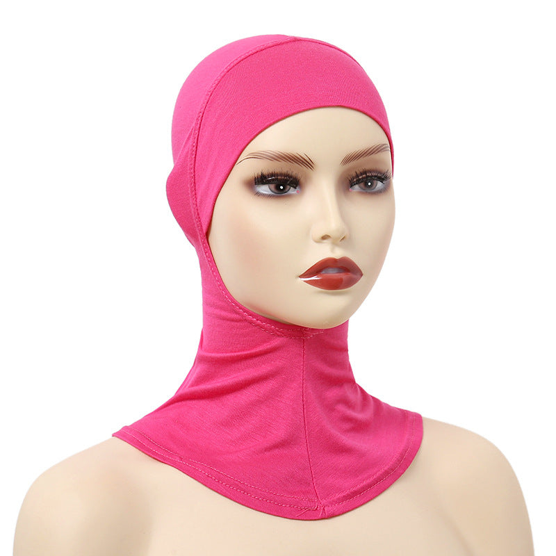Modal Cotton Elastic Headscarf Cap, Hijab Cap, Sports Hijab
