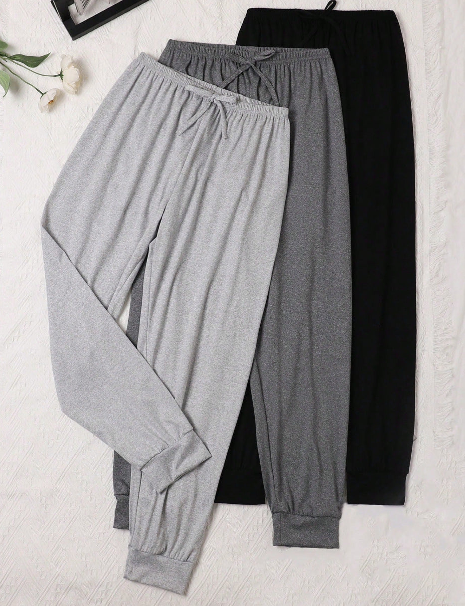 Relaxed Fit Lounge Trousers | 3-Pack Set