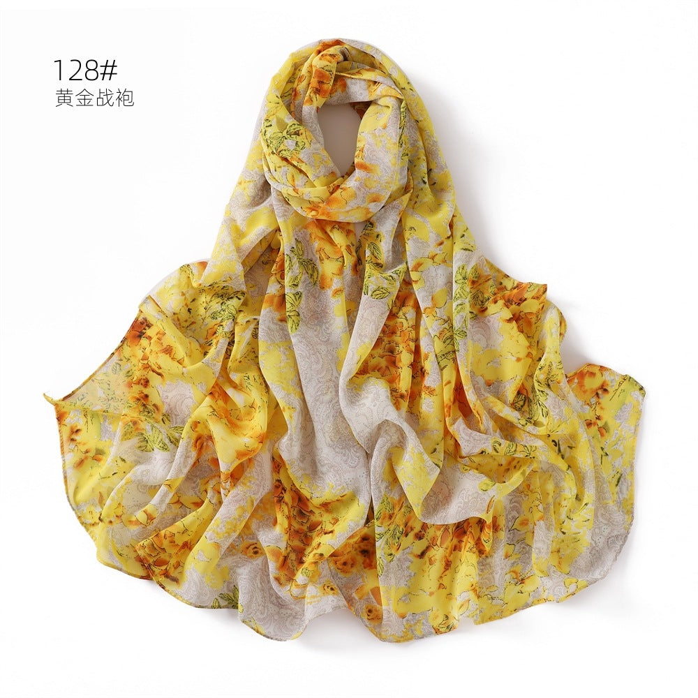 Women's Printed Chiffon Scarf