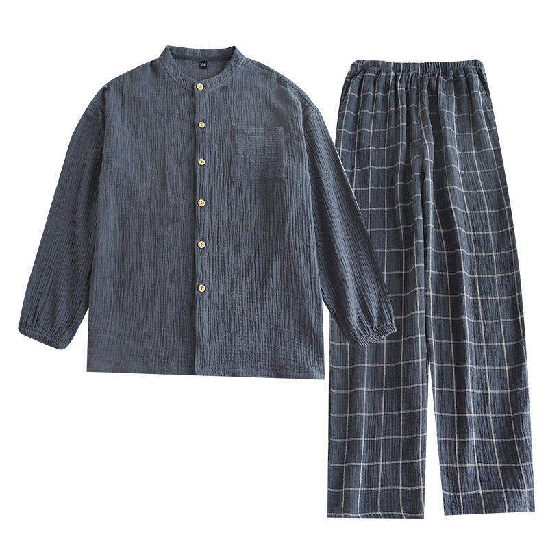 Men's Cotton Pajama Set, Men's Sleepwear