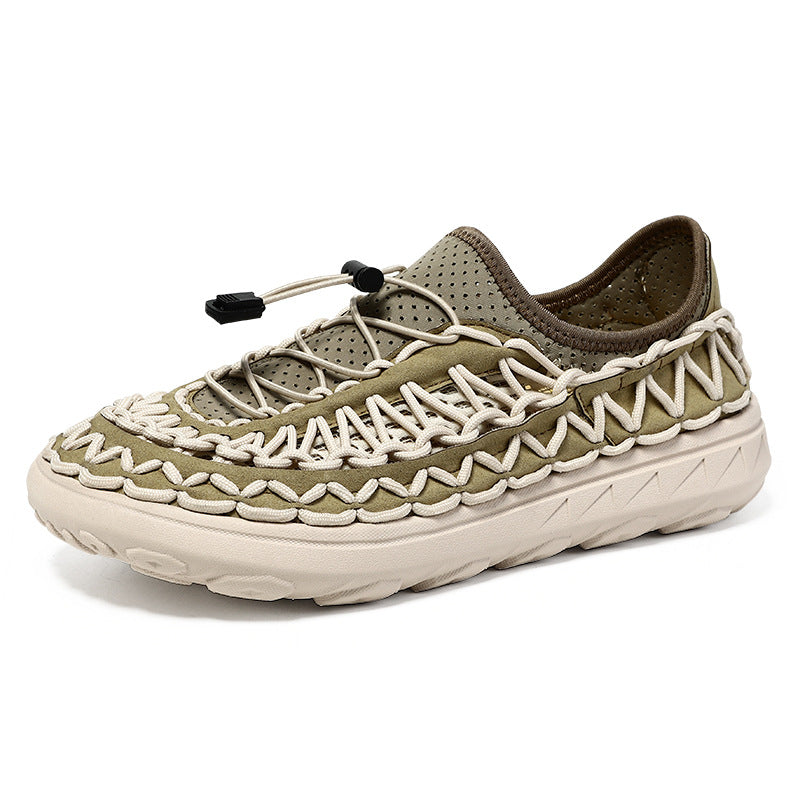Men's Breathable Mesh Slip-On Shoes – Hollow-Out Summer Loafers
