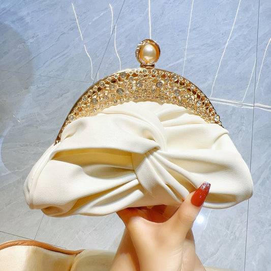 Diamond-embedded High-grade Socialite Mini Clutch - Bag
