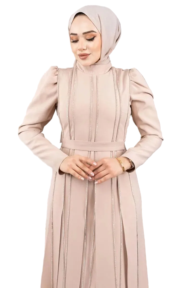 Diamond Stone Evening Dress | Modest Occasion Wear