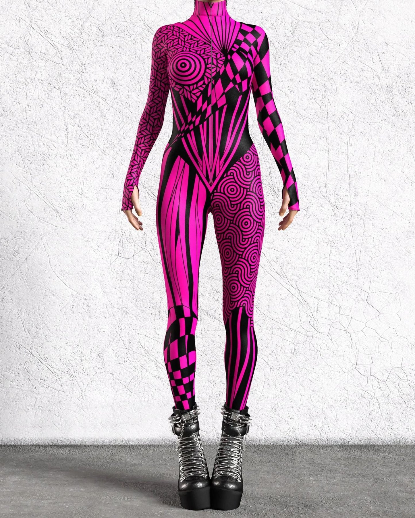 Digital Printing One-piece Play Costume - Pattern 1 / 2XL - Costume