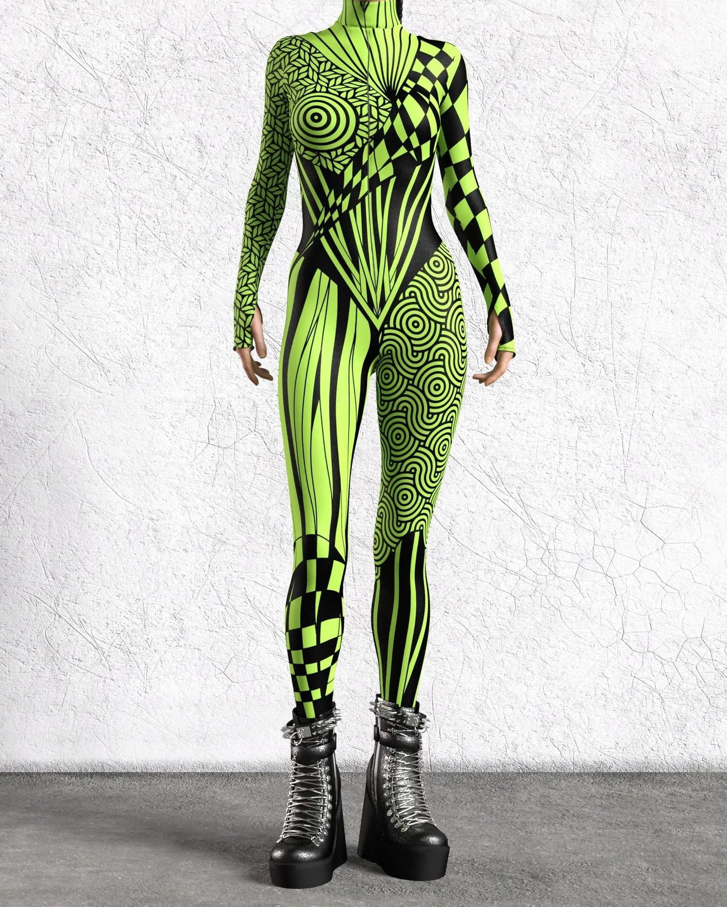 Digital Printing One-piece Play Costume - Pattern 2 / 2XL - Costume