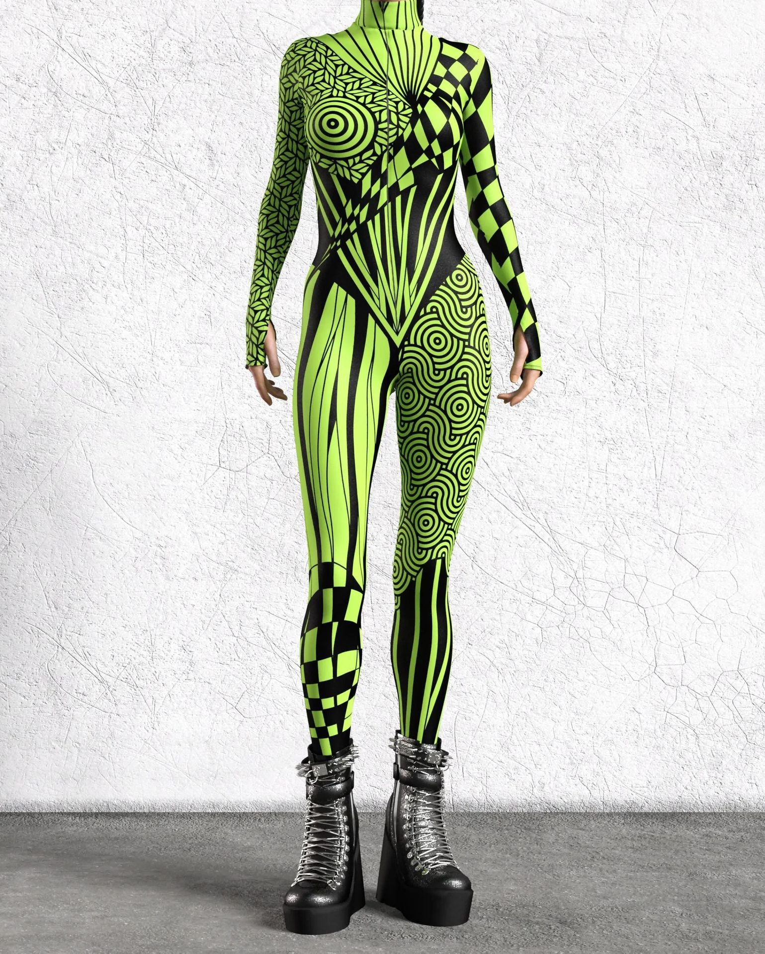 Digital Printing One-piece Play Costume - Pattern 2 / 2XL - Costume