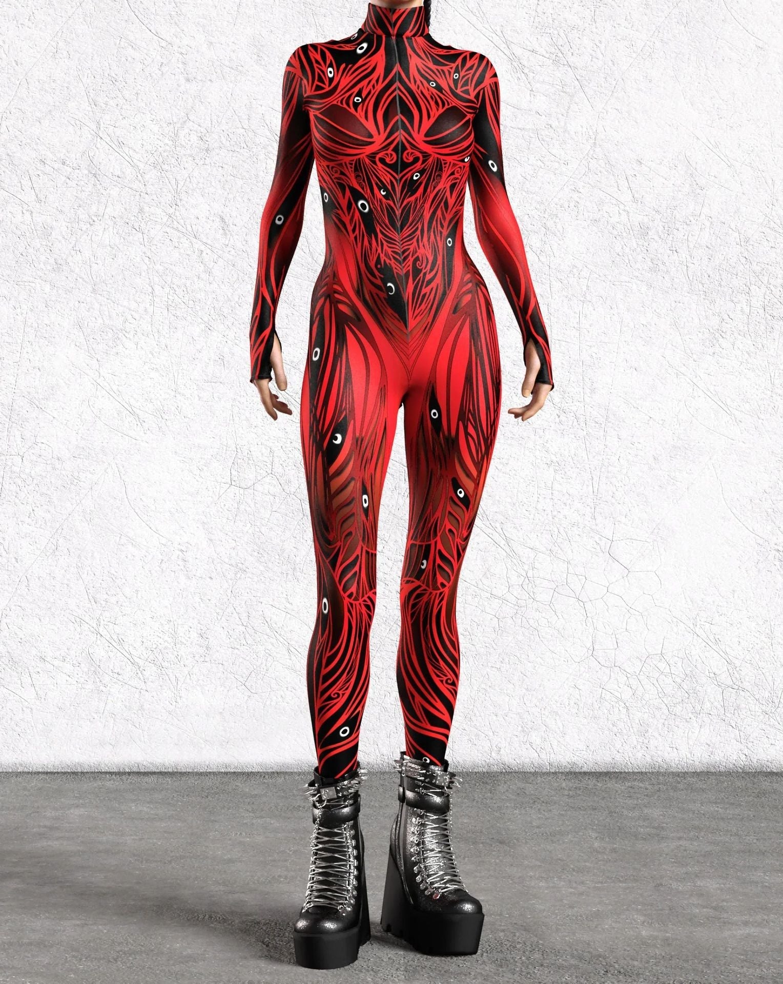 Digital Printing One-piece Play Costume - Pattern 4 / 2XL - Costume
