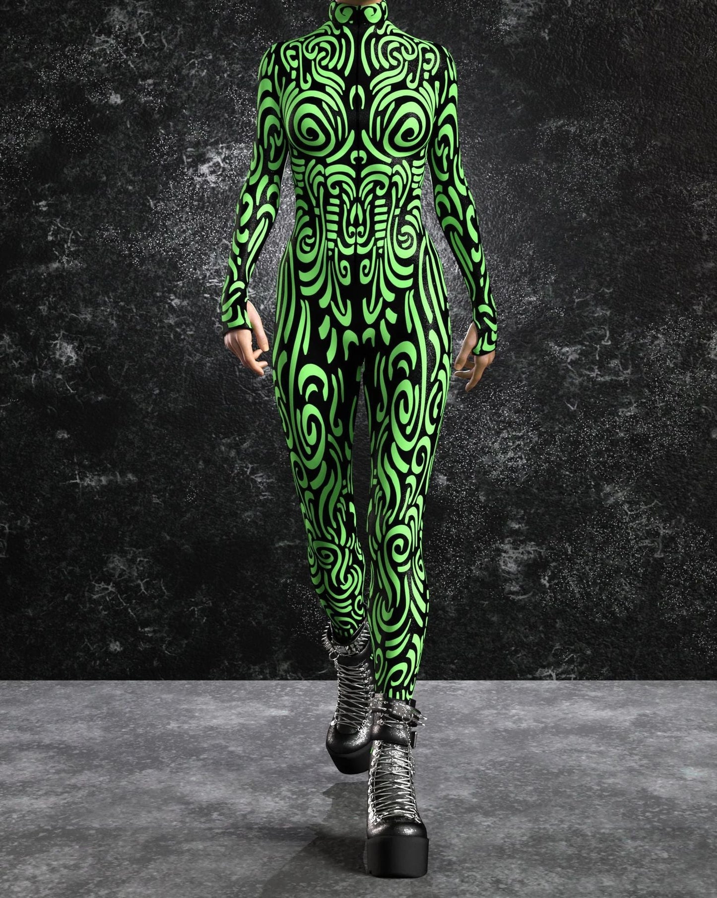 Digital Printing One-piece Play Costume - Pattern 6 / 2XL - Costume