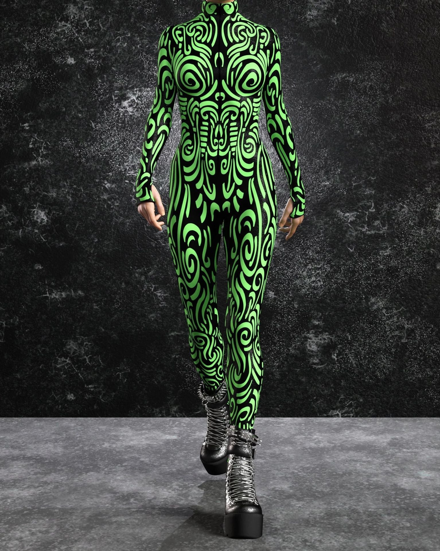 Digital Printing One-piece Play Costume - Pattern 6 / 2XL - Costume