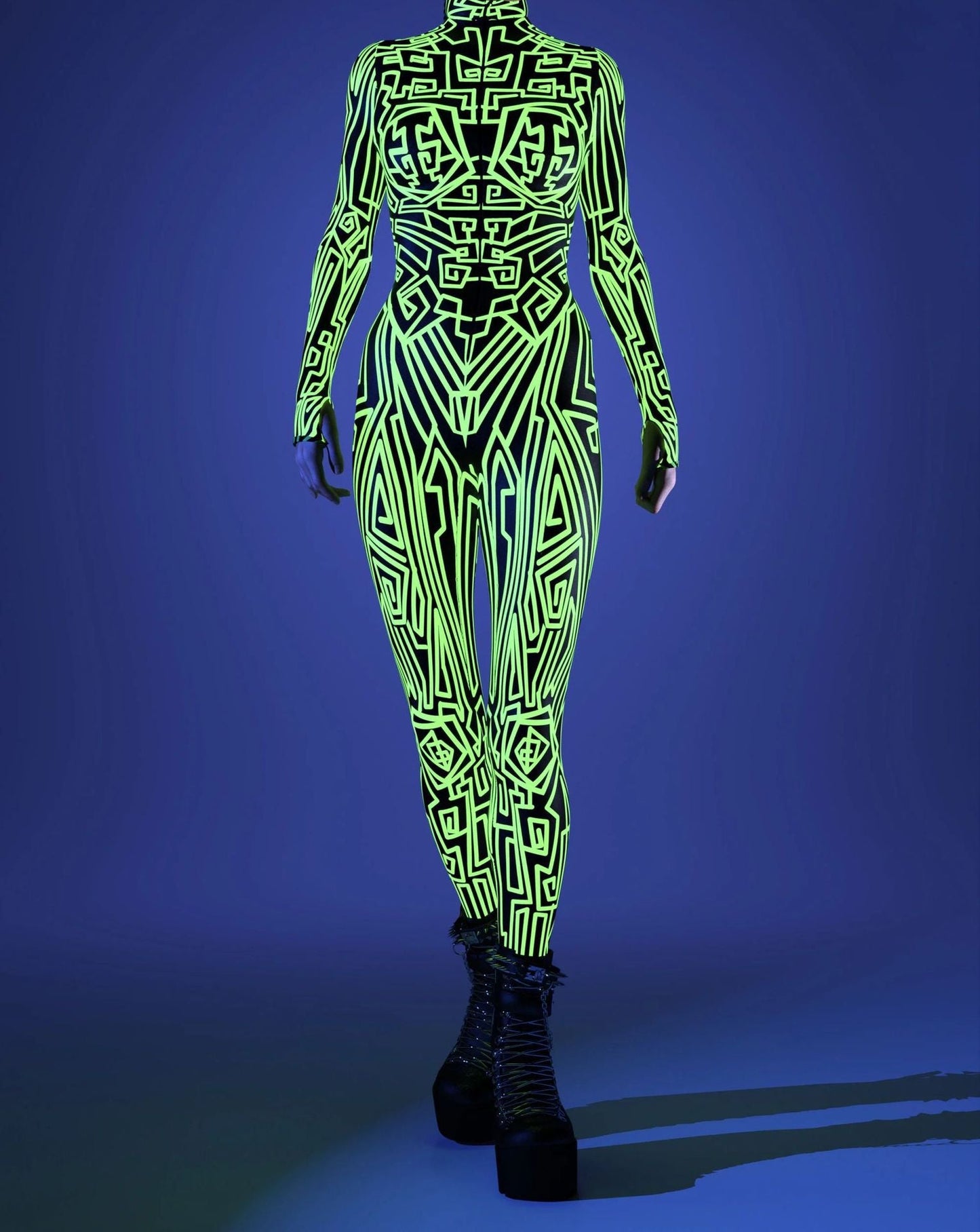 Digital Printing One-piece Play Costume - Pattern 7 / 2XL - Costume