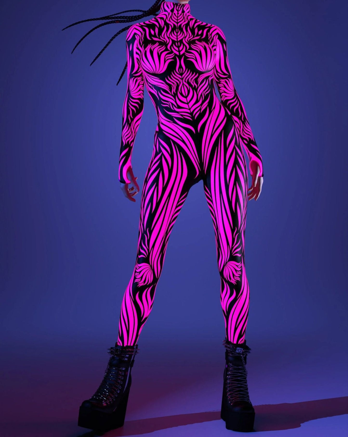 Digital Printing One-piece Play Costume - Pattern 8 / 2XL - Costume