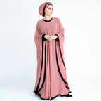 Dubai Dress Handmade Beaded Robe - Pink / One size