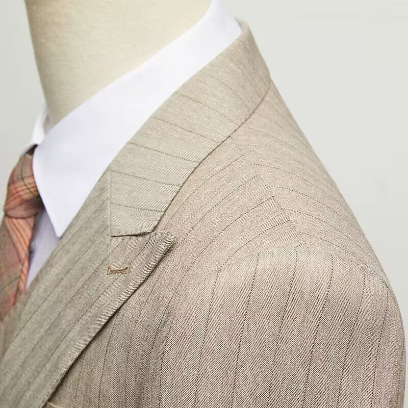 Men’s Three-pieces Slim-fitting Suit
