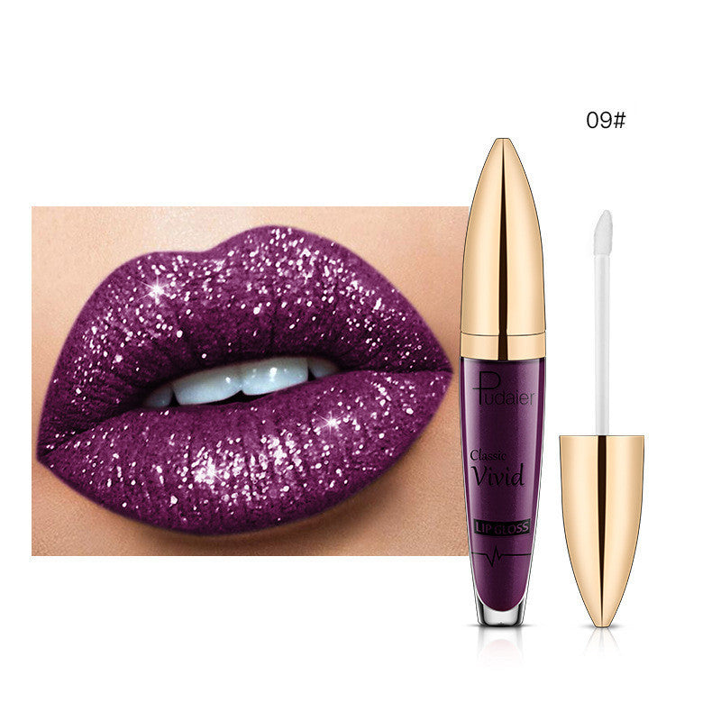 Pudaier Glitter Flip Matt Schimmer Lipgloss