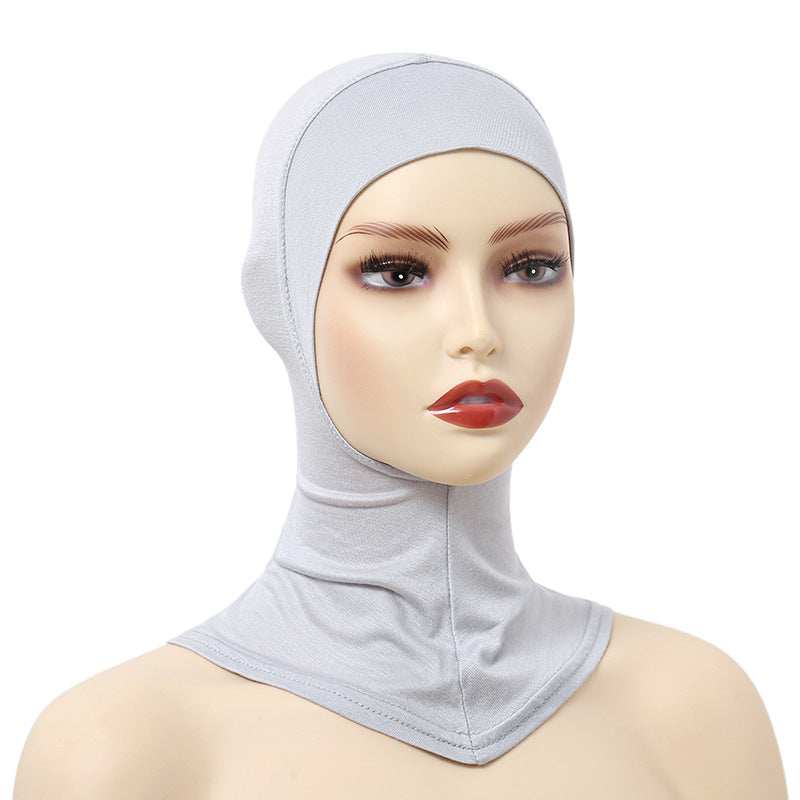 Modal Cotton Elastic Headscarf Cap, Hijab Cap, Sports Hijab