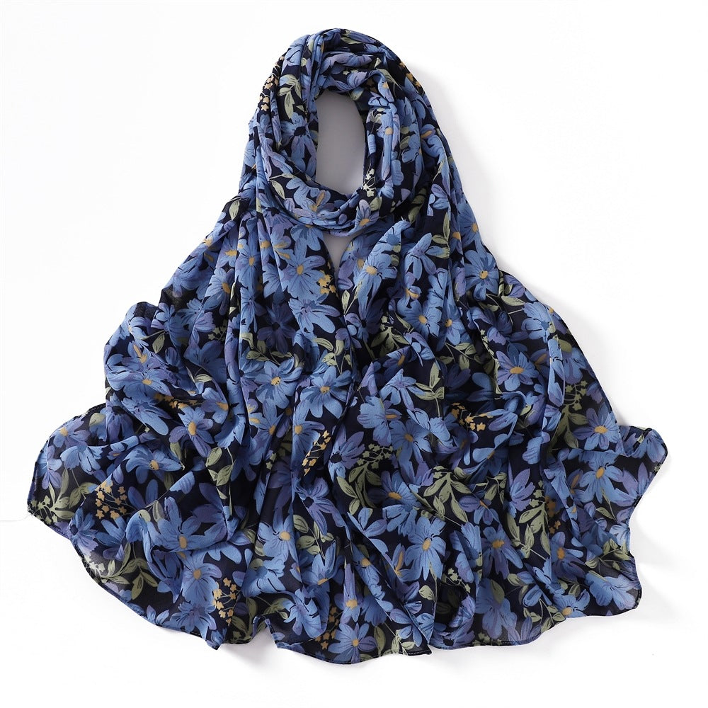 Women's Printed Chiffon Scarf