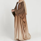 Elegant Tie-dye Gradient Abaya - Abaya