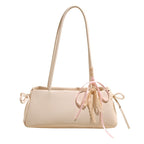 Elegant Underarm Bag - White - Bag