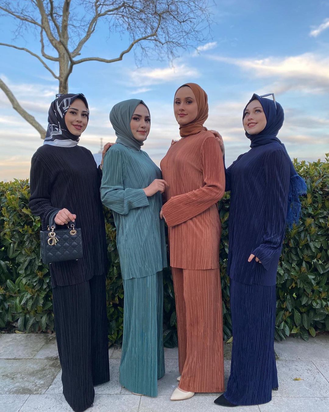 Ethnic Style Loose Casual Pleated 2-Pieces Suit - 2-pieces set