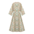 European And American Style Printed Summer Dress