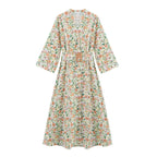 European And American Style Printed Summer Dress - Picture Color / L