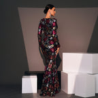 Evening Gown Long Sleeve Crew Neck Sequined Bridesmaid Dress - Dress