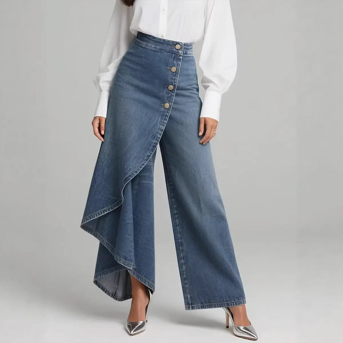 Women's Casual Denim-Style Pants | Premium Modest Fashion