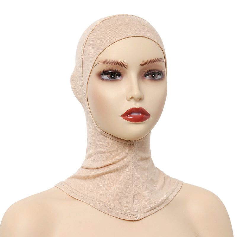 Modal Cotton Elastic Headscarf Cap, Hijab Cap, Sports Hijab