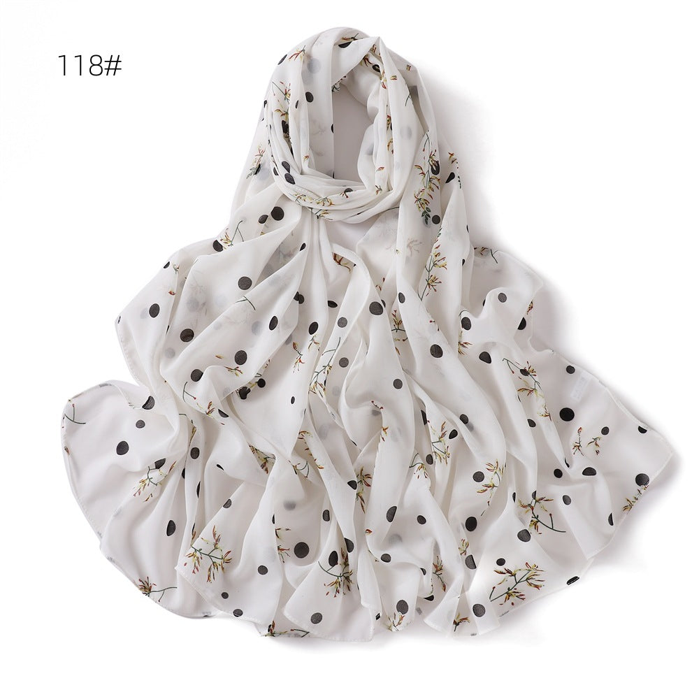 Women's Printed Chiffon Scarf
