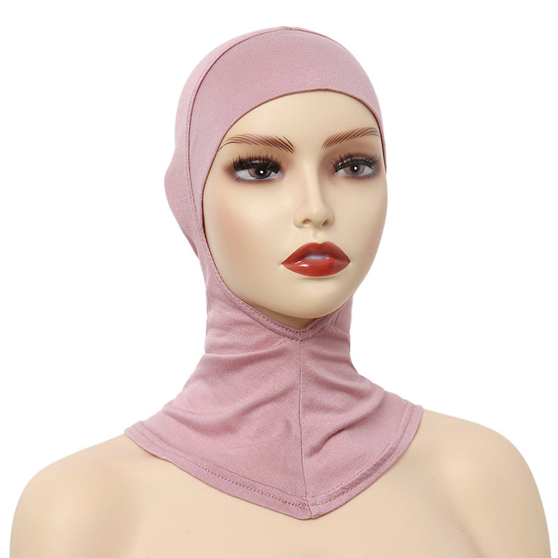 Modal Cotton Elastic Headscarf Cap, Hijab Cap, Sports Hijab