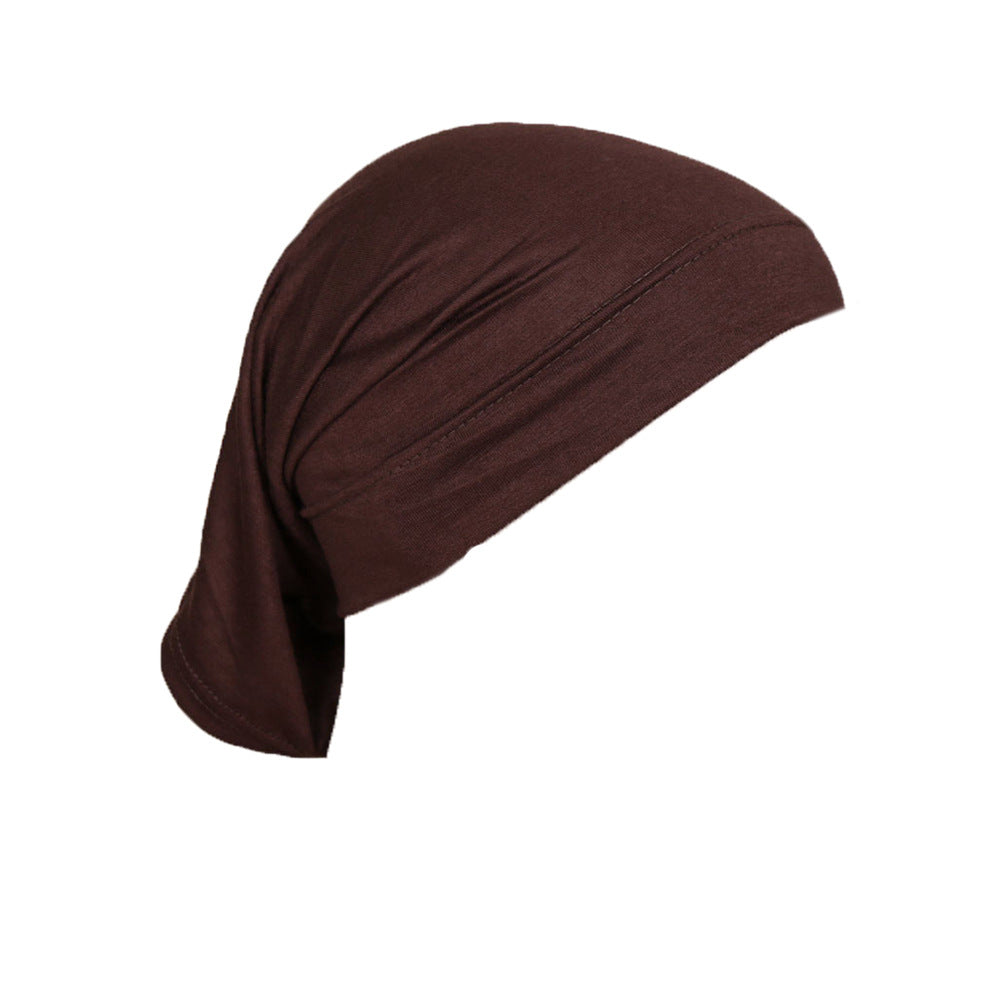 Modal Monochrome Hijab Cap - Elastic Cotton Inner Bonnet
