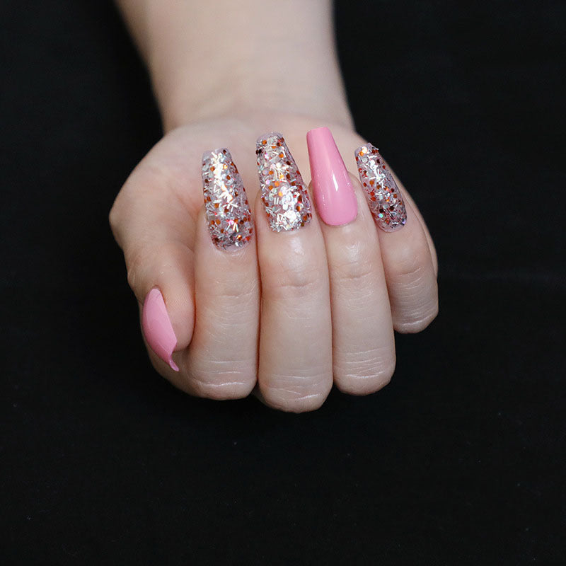 Fake Nails Finished Ballet Nails - A28